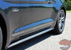 Close view of Ford Mustang Fade Tri-Line Rockers Stripes TRILINE ROCKER 2015-2018 Digital Print Vinyl