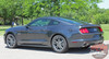 Profile view of Ford Mustang Fade Tri-Line Rockers Stripes TRILINE ROCKER 2015-2018 Digital Print Vinyl