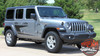 Side View of Jeep Wrangler Side Stripes ADVANCE SIDE KIT 2018-2026