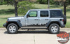 Side View of 2019 Jeep Wrangler Side Decals SCAPE SIDE KIT 2018-2020 2021 2022 2023 2024