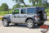 Side View of 2017 Jeep Wrangler Graphics BYPASS and ACCENTS 2018-2020 2021 2022 2023 2024