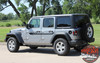 Side View of Jeep Wrangler Graphics BYPASS and ACCENTS 2018-2026