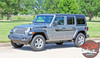 Side View of 2018 Jeep Wrangler Graphics BYPASS SIDE KIT 2019 2020 2021 2022 2023 2024