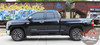 Toyota Tundra BURST Rear Bed Vinyl Graphics with Upper Body Accent Vinyl Graphics Stripe Striping Decal Kit for 2014 2015 2016 2017 2018 2019 2020 2021