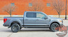 2021 2022 2023 2024 Ford F-150 ROCKER THREE Lower Door Rocker Panel Body Stripes Vinyl Graphic Decals Kit fits 2021 2022 2023 2024