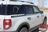 2021-2026 Ford Bronco Sport Upper Body Door Decals LINEAR Stripes Vinyl Graphics Kit
