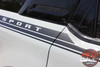 2021-2026 Ford Bronco Sport Upper Body Door Decals LINEAR Stripes Vinyl Graphics Kit