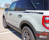 2021-2026 Ford Bronco Sport Upper Door Side Decals RIDER Stripes Vinyl Graphics Kit