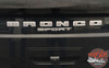 2021-2026 Ford Bronco Sport LETTER DECALS Front Grill and Rear Gate Name Text Decals Stripes Vinyl Graphics