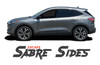 Ford Escape SABRE SIDES Lower Body Line Vinyl Graphics Decal Stripe Kit for 2020-2025