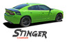 Dodge Charger SWINGER TAILBAND Daytona R/T SRT 392 Hemi Hellcat Style SE Decklid Trunk Stripe Vinyl Graphics Decals 2015 2016 2017 2018 2019 2020 2021 2022 2023 (MCG-8714)
