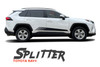 Toyota RAV4 Side Door Stripes SPLINTER SIDES Accent Trim Decals Vinyl Graphic Kit 2019 2020 2021 2022 2023 2024 (MCG-8918)