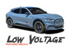 Ford Mustang Mach-E Side Body Stripes LOW VOLTAGE Side Stripes Door Decals Vinyl Graphics Kit 2021-2026