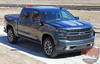 Front View of 2023 Chevy Silverado Duel Racing Stripes BOW RALLY 2019-2026