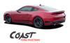 2024 2025 Ford Mustang Side Body Rocker Stripes COAST ROCKER (GT or Blank)