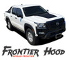 Nissan Frontier HOOD Vinyl Graphic Stripes Decal Kit for 2022 2023 2024 (MCG-9646)