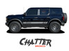 Ford Bronco Full Size Side Door Decals CHATTER Stripes Vinyl Graphics Kit (MCG-10028)