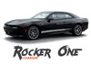 Dodge Charger ROCKER ONE Side Body Door Stripes Vinyl Graphics Decals (2024-2026) (MCG-10612)
