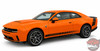 Dodge Charger ROCKER ONE Side Body Door Stripes Vinyl Graphics Decals (2024-2026)