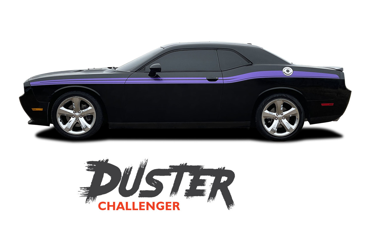 DUSTER, Dodge Challenger Stripes, Challenger Decals, Vinyl Graphics