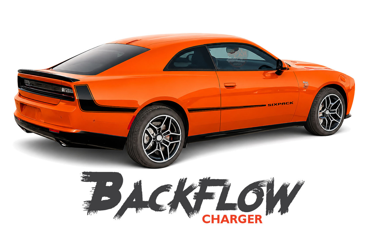 BACKFLOW, Dodge Charger Stripes, Decals & Vinyl Graphics