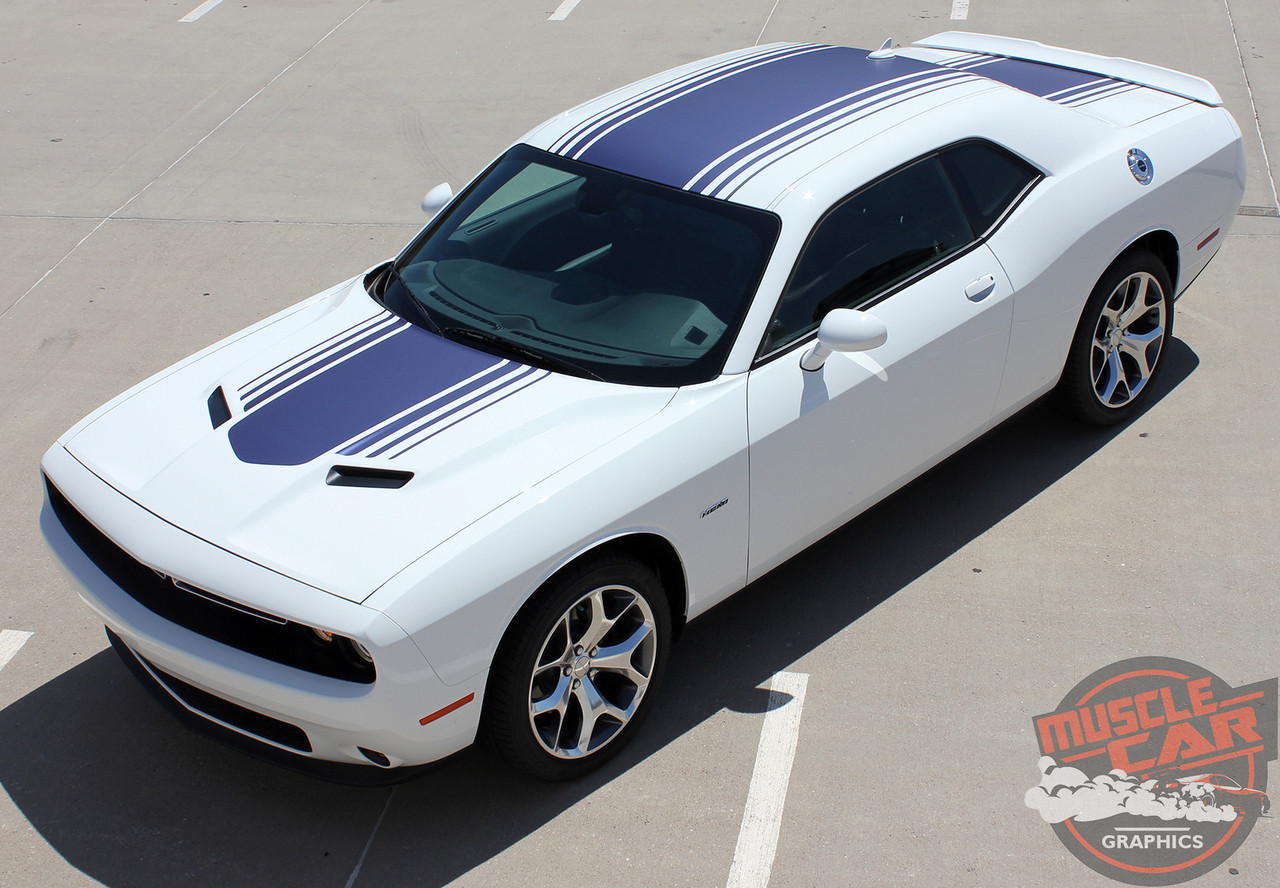 2018 Dodge Challenger Hood Decals CHALLENGE HOOD 2015-2020 2021 2022 | MCG