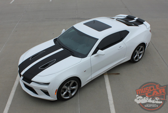 Chevy Camaro CAM-SPORT Factory OE Style Rally Racing Stripes Vinyl Graphics Kit 2016 2017 2018 SS RS V6