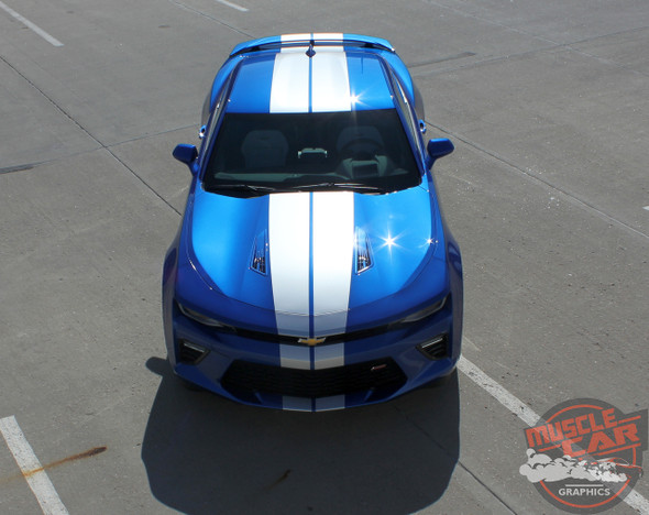 Front full view 2017 Chevrolet Camaro Rally Stripes TURBO RALLY 2016-2018