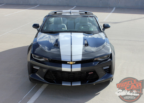 Chevy Camaro TURBO RALLY CONVERTIBLE Bumper Indy Vinyl Graphic Racing Stripes Rally Decals Kit 2016 2017 2018 SS RS V6