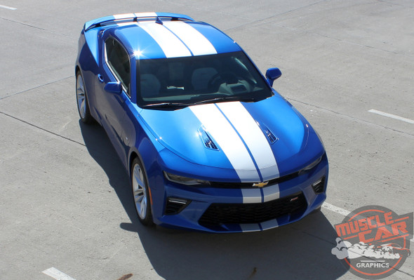 Front of 2017 2018 Camaro Rally Stripes TURBO RALLY 2016 2017 2018