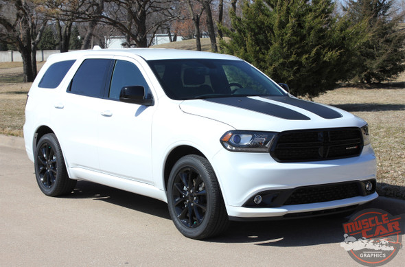 View of 2019 Dodge Durango Hood Decals PROPEL HOOD 2011-2025