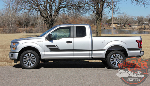 View of 2019 Ford F150 Stripe Package ELIMINATOR 2015-2020