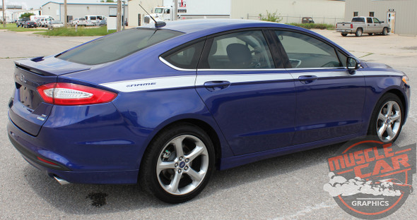 Ford Fusion side stripe TOPSIDE body decals 2013-2018