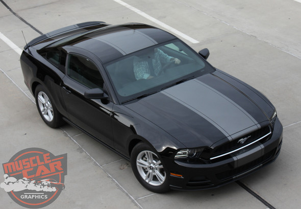 View of 2013-2014 Ford Mustang Center Stripe Kit VENOM KIT