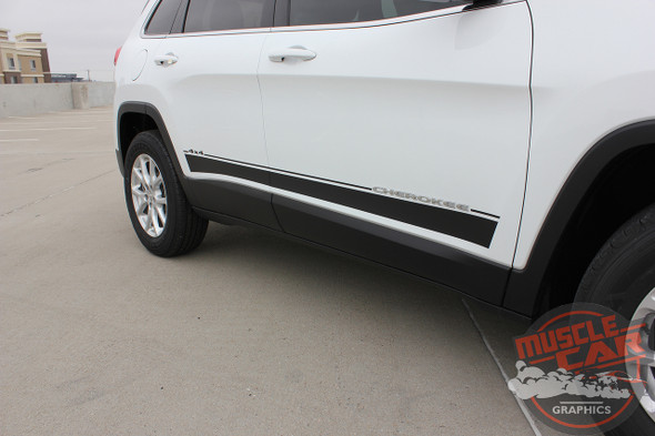 Close-up View of 2019 Jeep Cherokee Graphics BRAVE 2014-2017 2018 2019 2020 2021