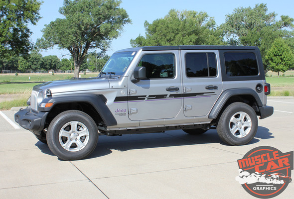 Side View of Wrangler Side Graphics MOJAVE SIDE KIT 2018-2026