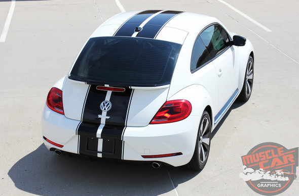 View of VW Beetle Rally Stripes BEETLE RALLY 2012-2016 2017 2018