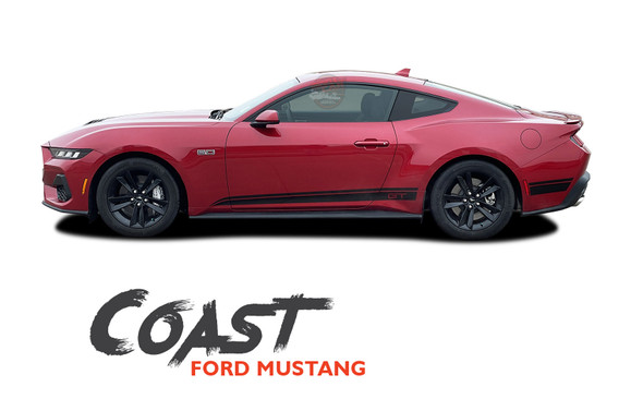 Ford Mustang Side Body Rocker Stripes COAST ROCKER (GT or Blank)