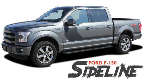 Ford F-150 SIDELINE Special Edition Appearance Package Style Door Hockey Stripe Vinyl Graphics Decals Kit 2015 2016 2017 2018 2019 2020