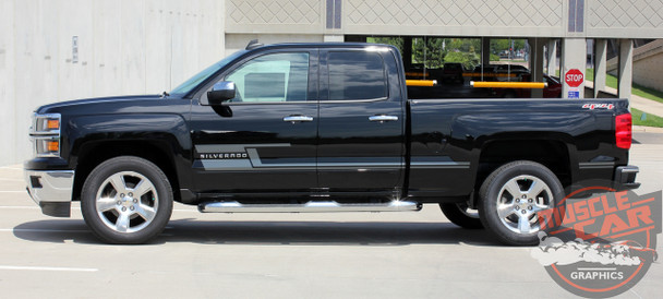 2017 Chevy Silverado Bed Decals SHADOW 2013-2015 2016 2017 2018 3M
