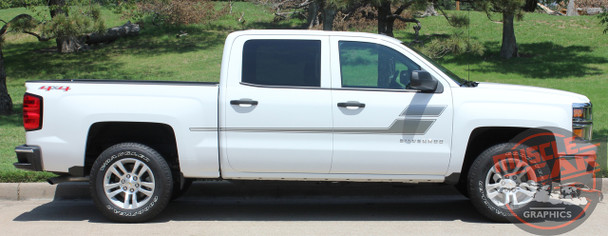 Chevy Silverado Truck Bed Decals SPEED XL 2013-2016 2017 2018