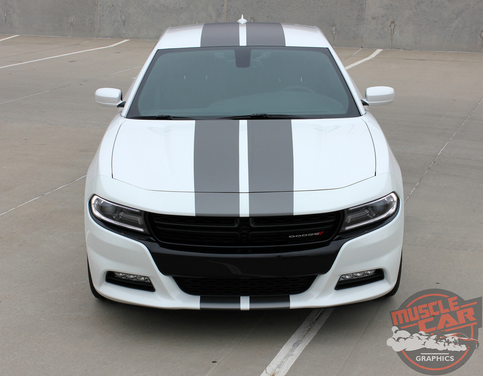MUSCLE HOOD 15, Dodge Charger Stripes, Charger Decals, Charger Vinyl ...