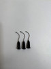 Nivo Curved Black Dispensing Tips with Adjustable Brush Tips 100pk