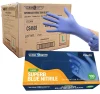Gloves Nitrile Exam Superb Purple/Blue Powder Free 3.5mil X-Small 100pk (CS)