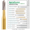 NeoBurr Metal Crown Cutter MAX2 (GW-1958) 25pk #NB25-MAX2 (Microcopy), EXPIRES 11/17/27