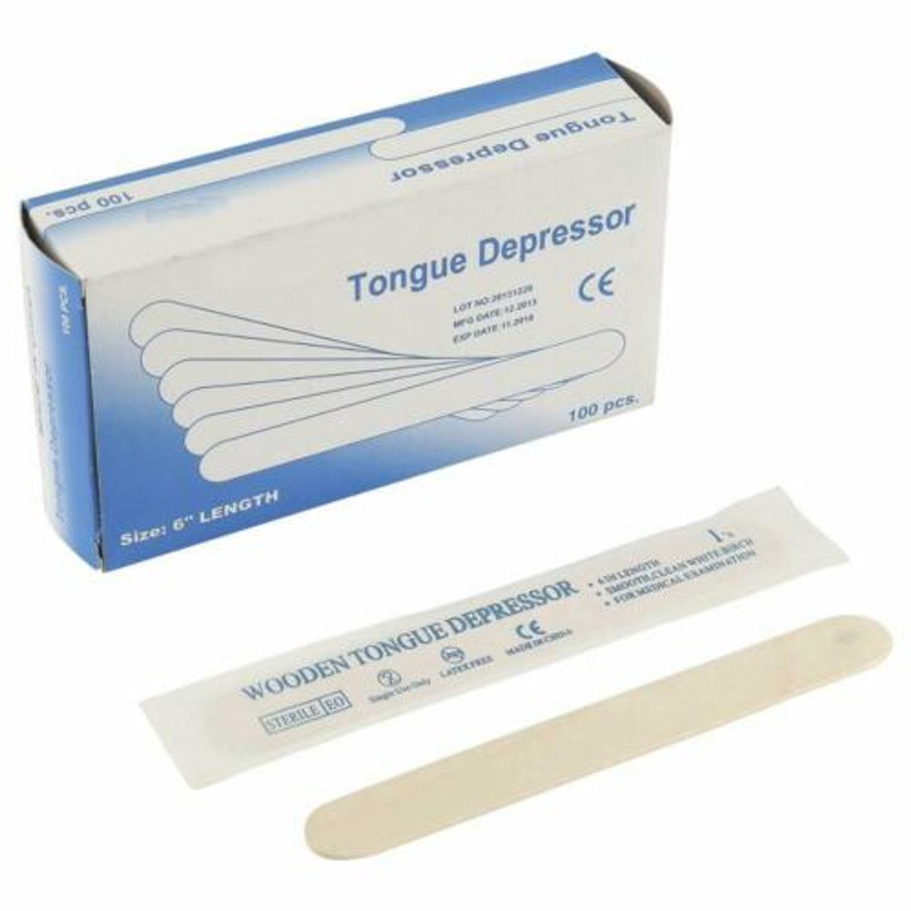 Tongue Depressor, Sterile - 100 per Box - Medical Warehouse