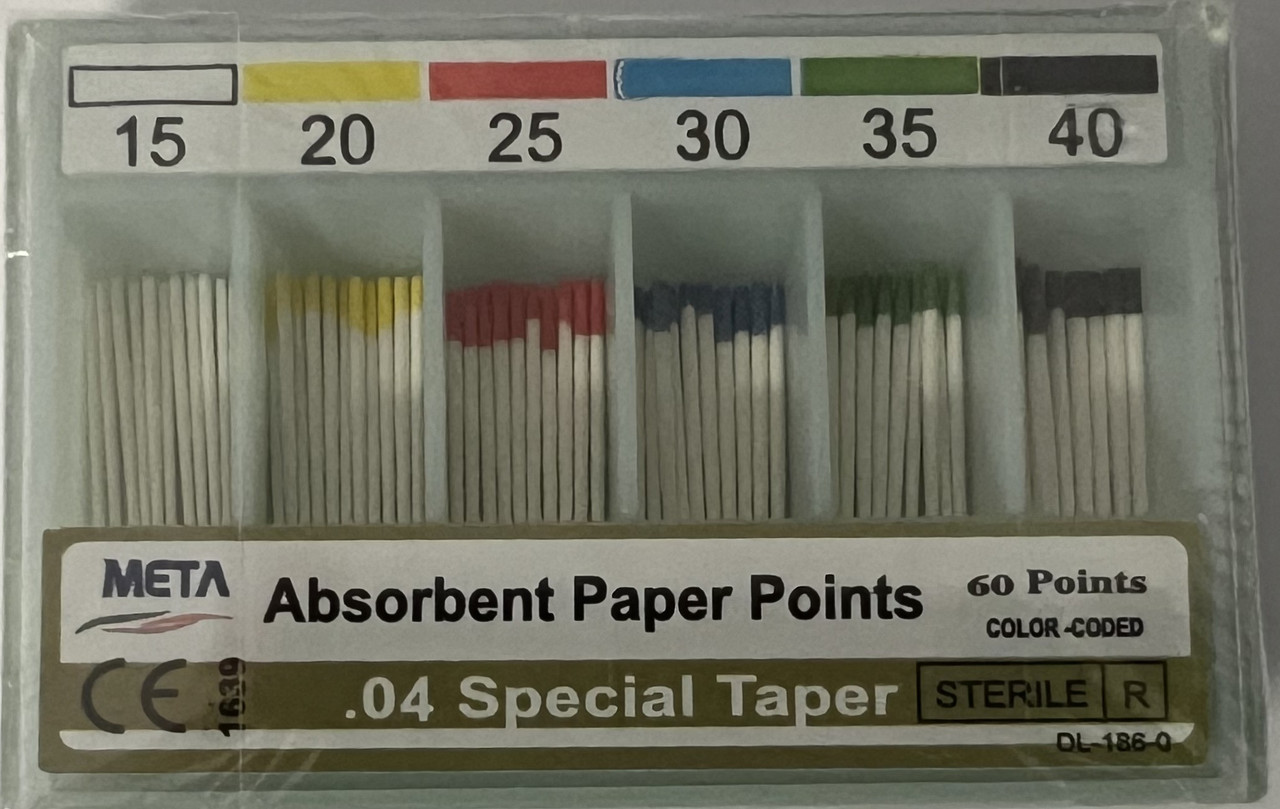 Point Paper Color Paper Point Color Coded Bulk .04 #45 Taper Spill Proof 60pk (Meta ...