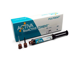 Activa BioActive Cement  Single Refill A2 Syringe 7gm w/ 20 tips (Pulpdent)