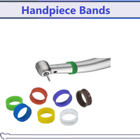 Color Code Handpiece Silicone Rings (Bands) Assorted 35pk (Plasdent)