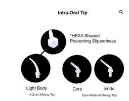 DX-Mixer Intra-Oral Tips Light body 4.2mm (White) 200pk (Dentazon), Compare to Yellow Intra-Oral Tips.